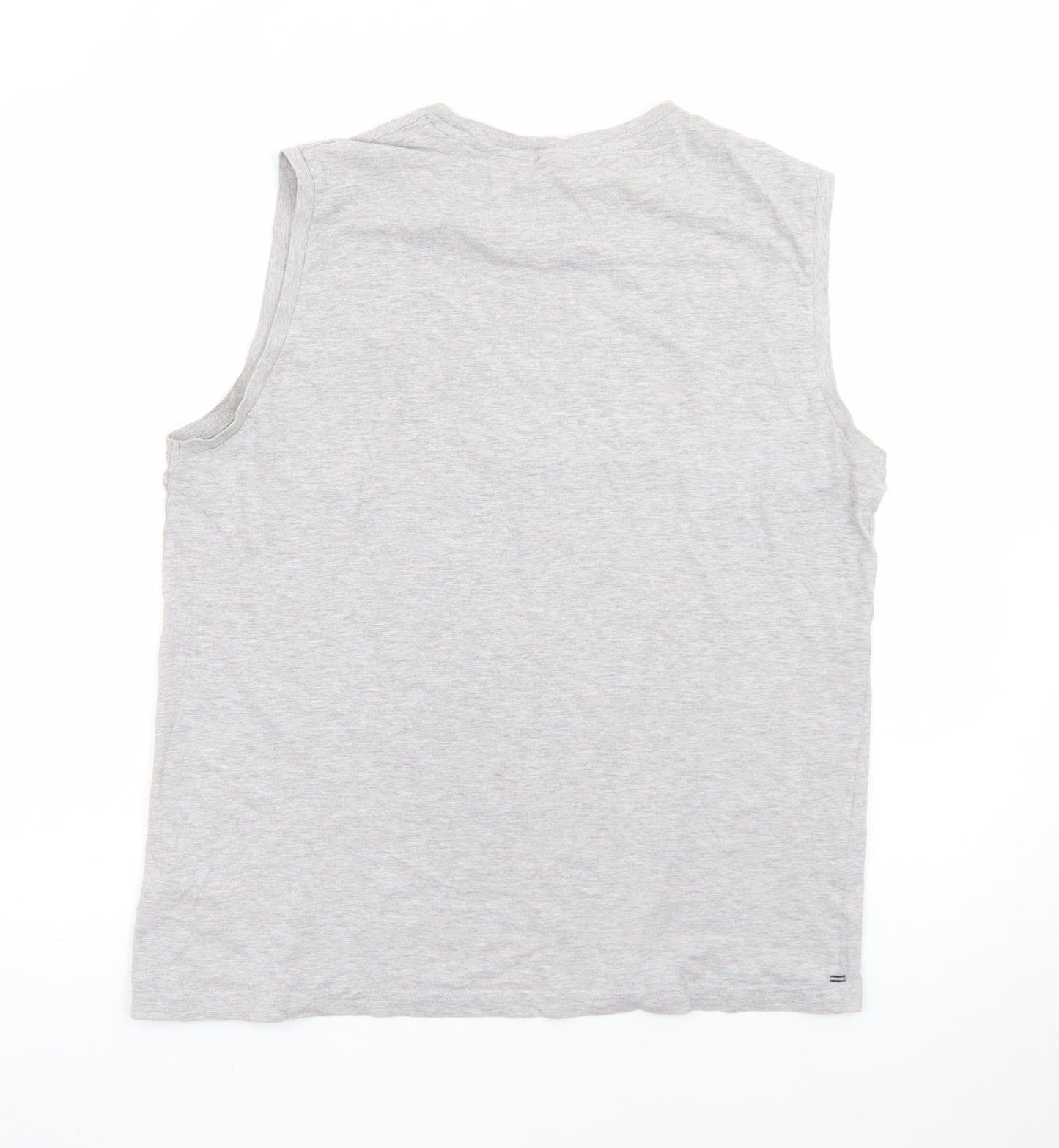 Slazenger Men’s Grey Sleeveless Crew Neck T-Shirt Size L