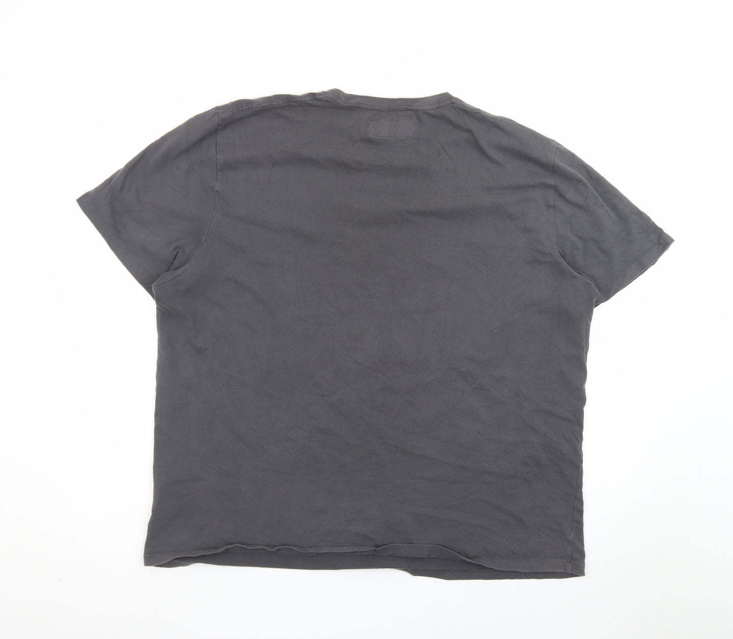 Abercrombie & Fitch Men's Black XXL Soft Crew Neck Graphic T-Shirt