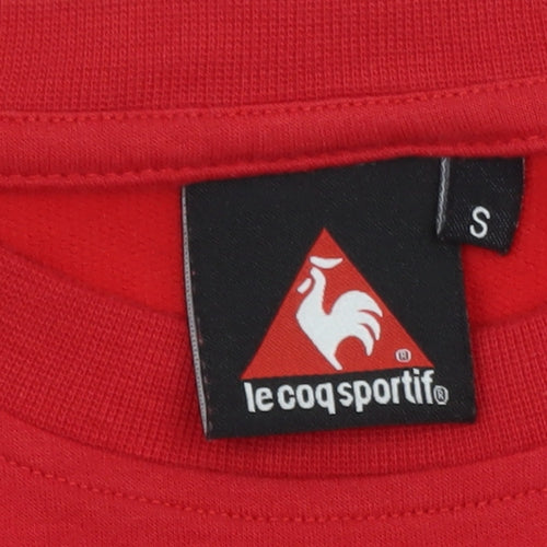 Le Coq Sportif Men's Red Portugal Graphic Crew Neck T-Shirt Size S