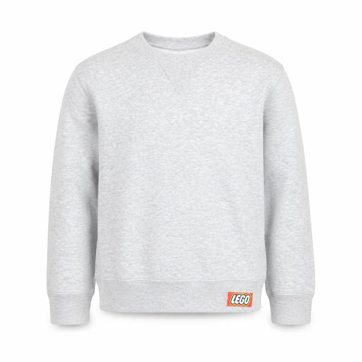 Uniqlo Boys Grey Cotton Sweatshirt 5-6 Years LEGO Logo Crew Neck