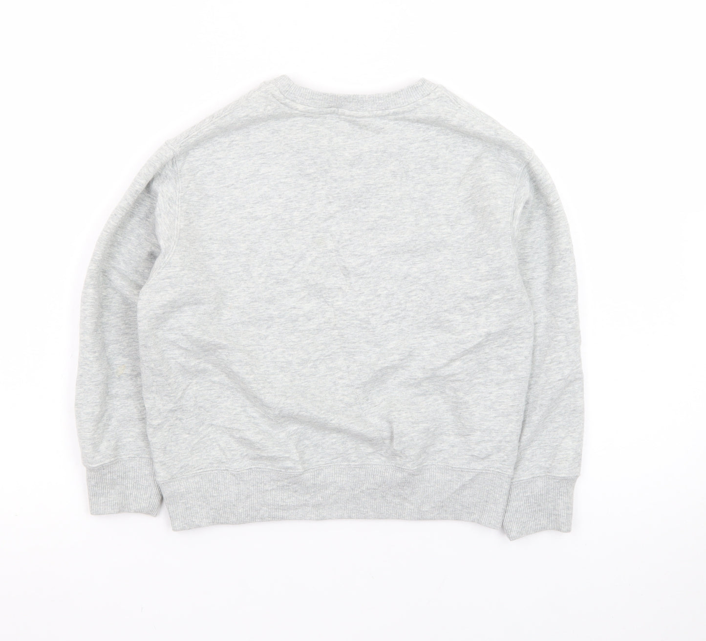 Uniqlo Boys Grey Cotton Sweatshirt 5-6 Years LEGO Logo Crew Neck
