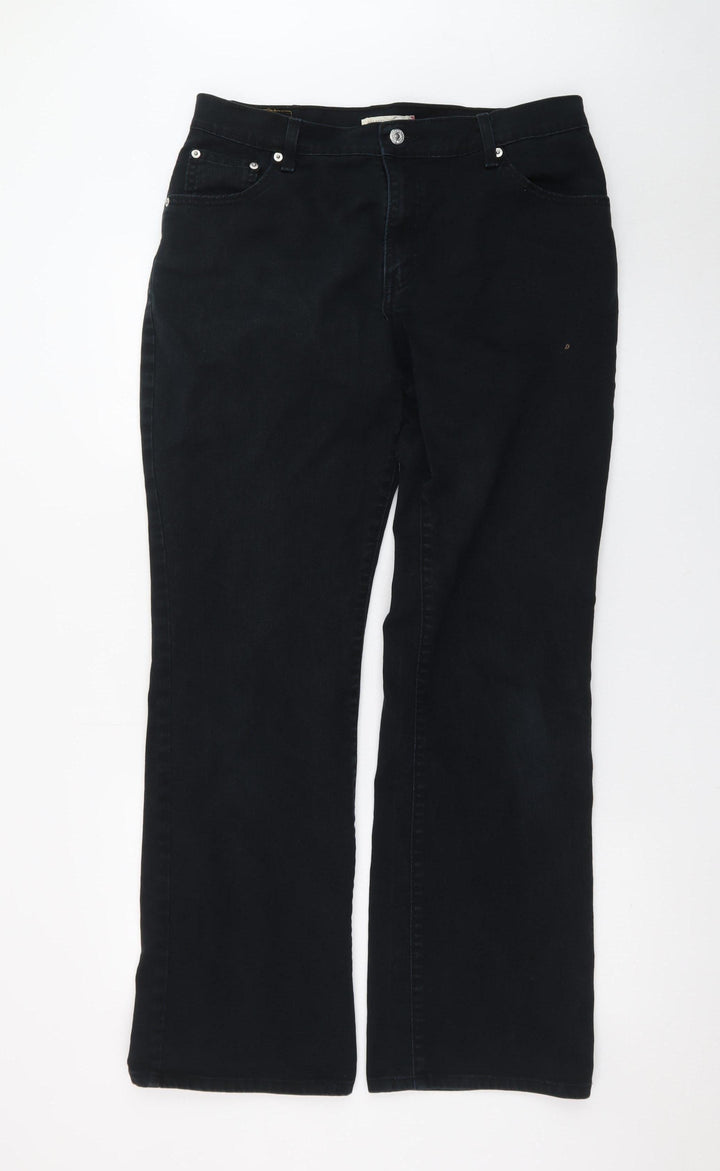 Levi's Women's Black 14L Straight Leg Stretch Jeans Tall Fit