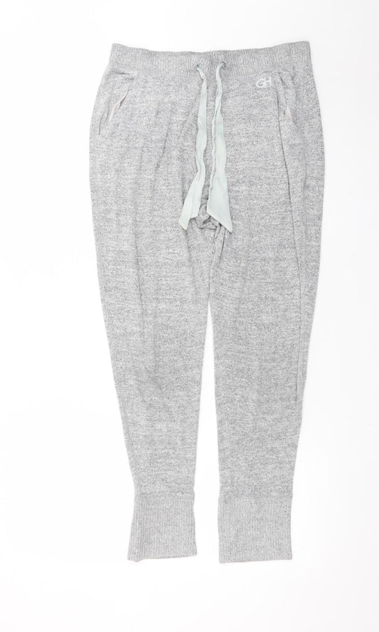 Gilly Hicks Women’s Grey Jogger Trousers Size M Stretch Lounge Pants