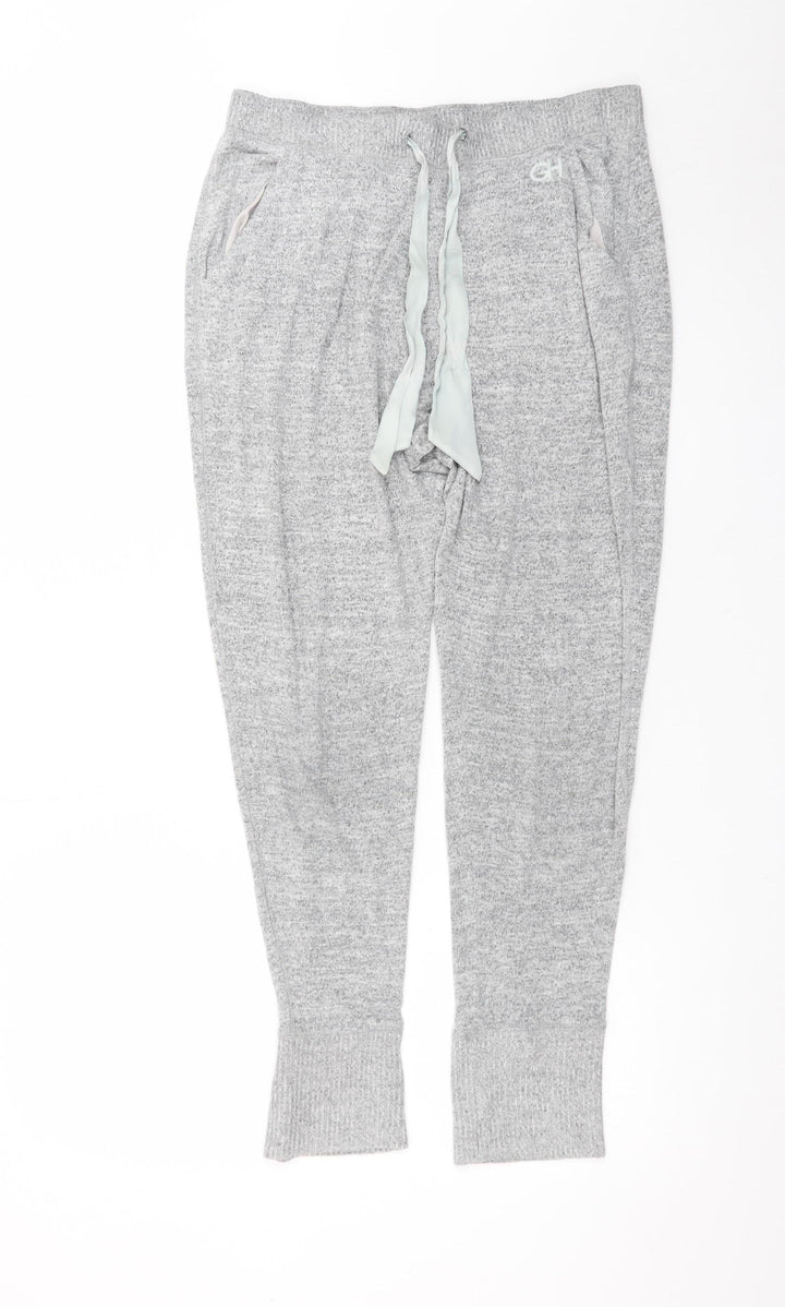 Gilly Hicks Women’s Grey Jogger Trousers Size M Stretch Lounge Pants
