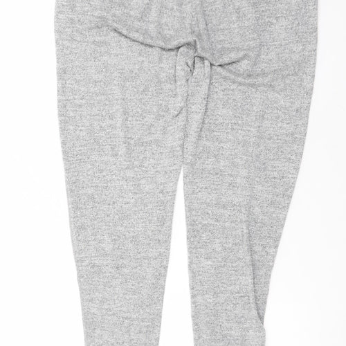 Gilly Hicks Women’s Grey Jogger Trousers Size M Stretch Lounge Pants