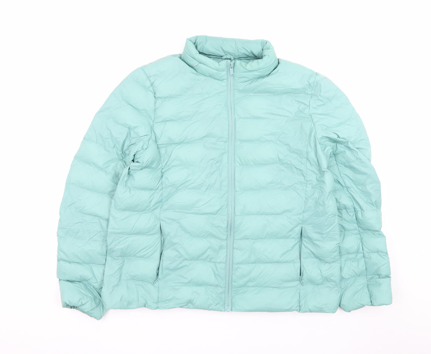 Marks and Spencer Women's Green Size 16 Puffer Jacket