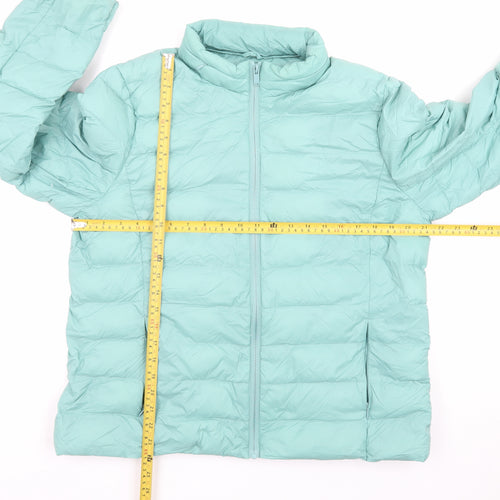 Marks and Spencer Women's Green Size 16 Puffer Jacket