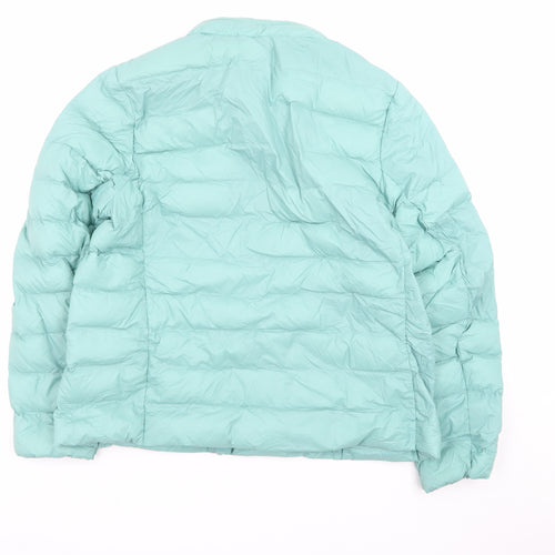 Marks and Spencer Women's Green Size 16 Puffer Jacket