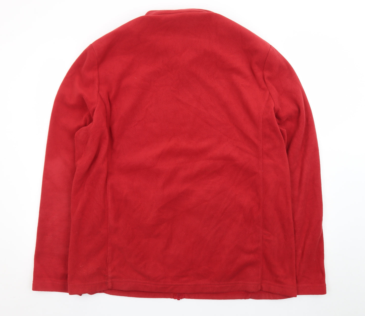 TOG24 Men's Red 2XL Fleece Full Zip Outdoor Jacket