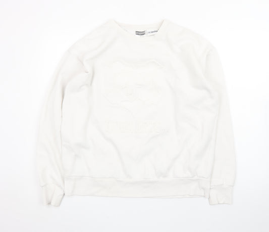 Beloved Men’s White Harry Potter Hogwarts Pullover Sweatshirt L