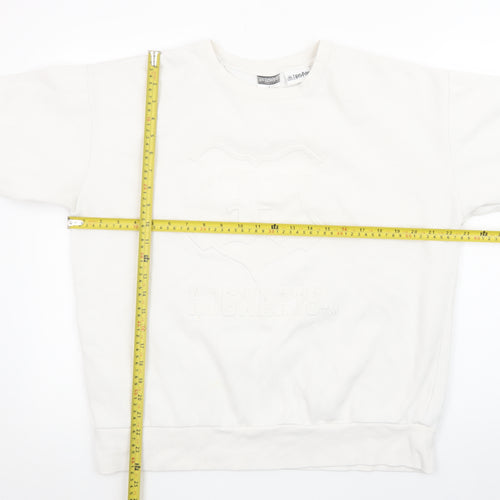 Beloved Men’s White Harry Potter Hogwarts Pullover Sweatshirt L