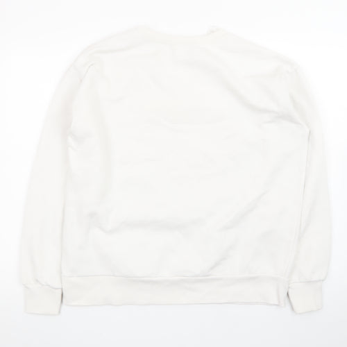 Beloved Men’s White Harry Potter Hogwarts Pullover Sweatshirt L