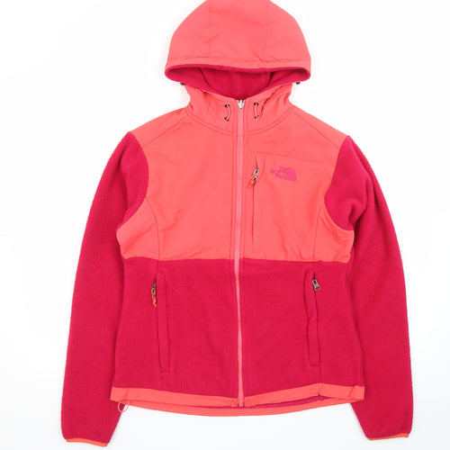 The North Face Women's Pink Hooded Fleece Jacket M