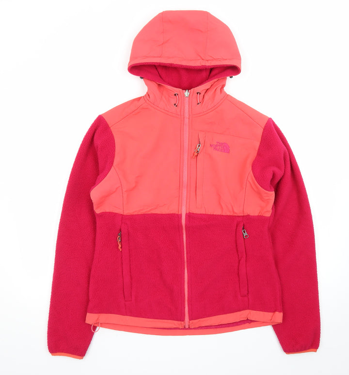 The North Face Women's Pink Hooded Fleece Jacket M