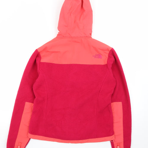 The North Face Women's Pink Hooded Fleece Jacket M