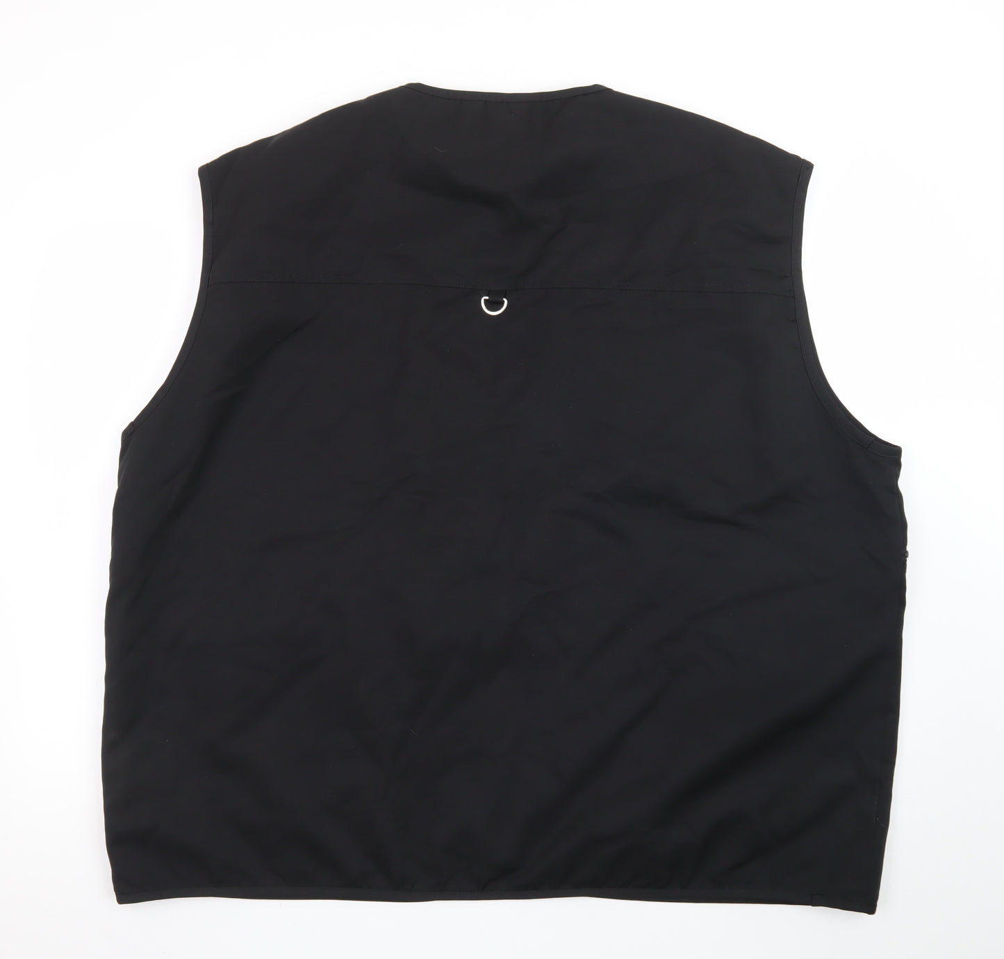 OF 55 Mens Black 3XL Utility Waistcoat With Multiple Pockets