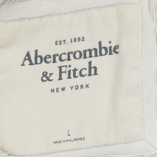 Abercrombie & Fitch Men’s Blue Full Zip Lined Hoodie Size L