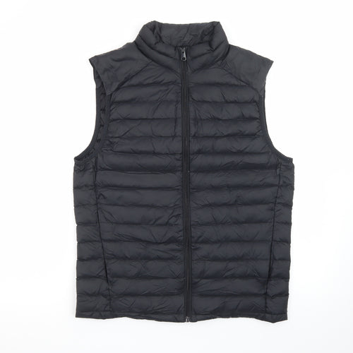 Marks and Spencer Men's Black Down Puffer Gilet Small