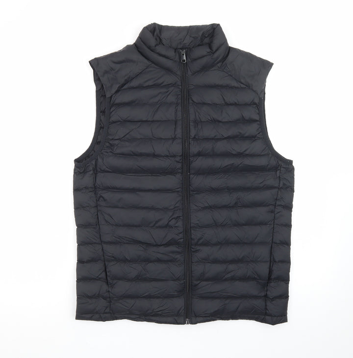 Marks and Spencer Men's Black Down Puffer Gilet Small
