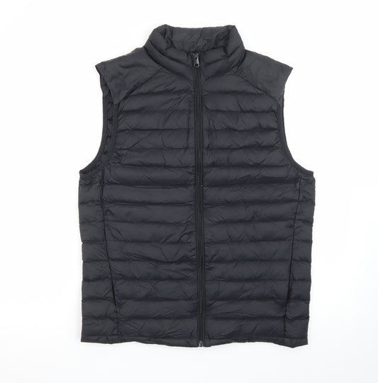 Marks and Spencer Men's Black Down Puffer Gilet Small