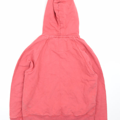Jack Wills Womens Pink Pullover Hoodie Size 14 Wills 22 Logo Cotton