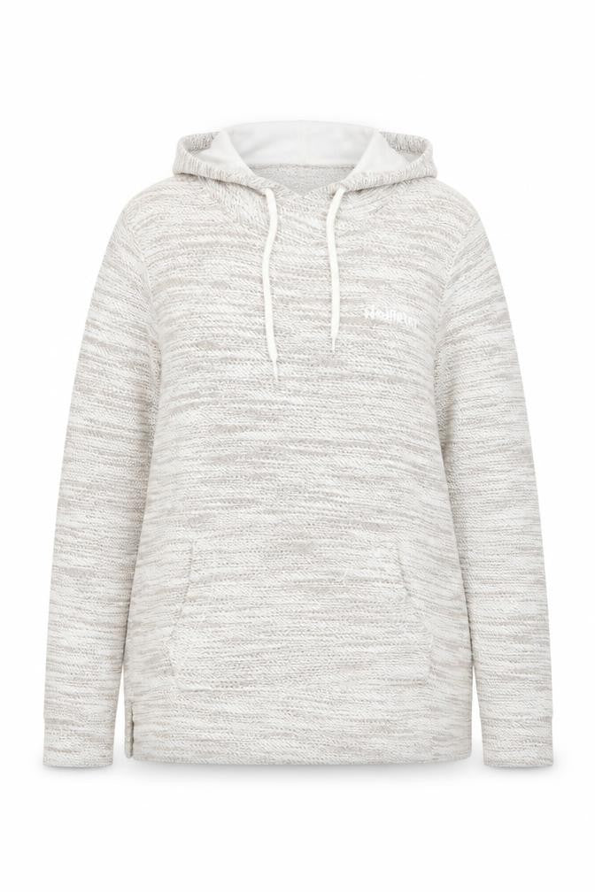 Hollister Womens Beige Knit Pullover Hoodie Size S Casual Relaxed Fit