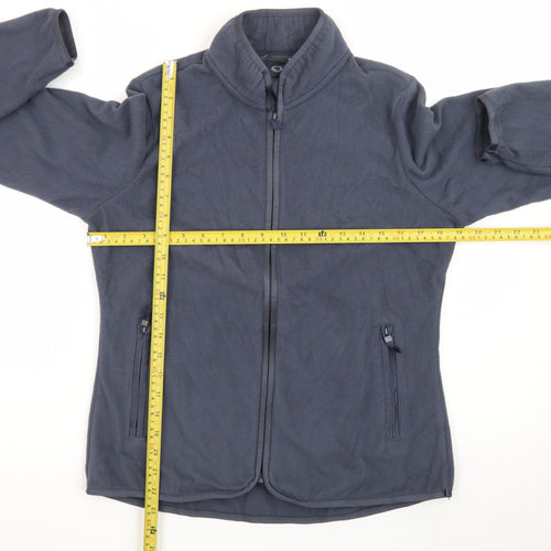 Marks and Spencer Women's Blue Fleece Zip Jacket Size 10