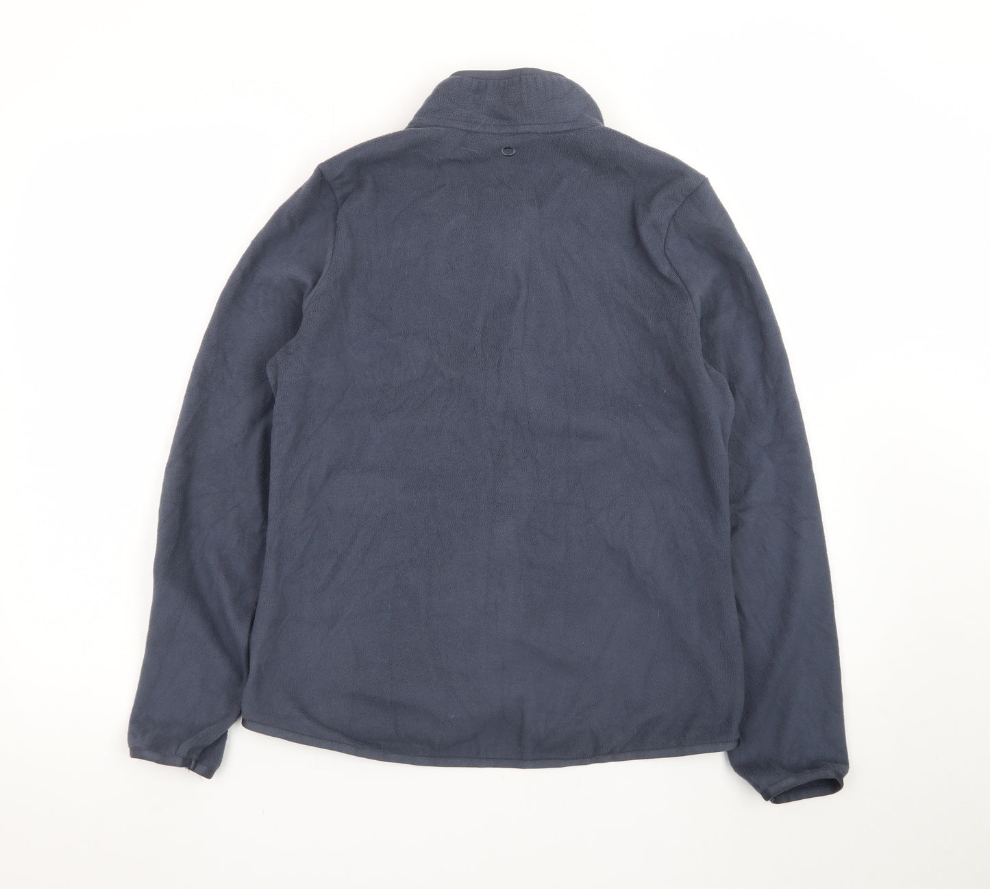 Marks and Spencer Women's Blue Fleece Zip Jacket Size 10