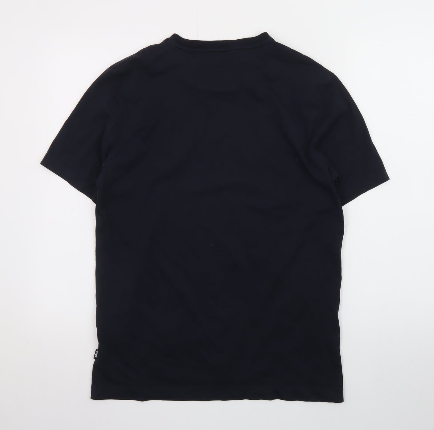 BOSS Men's Black Cotton Crew Neck Short Sleeve T-Shirt Size M
