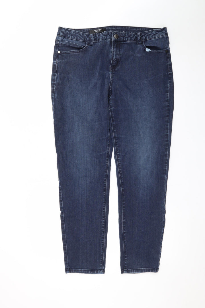 Simply Vera Vera Wang Women's Blue Size 14 Skinny Jeans