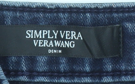 Simply Vera Vera Wang Women's Blue Size 14 Skinny Jeans