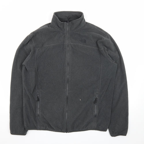 The North Face Men's Black Fleece Full Zip Jacket Size L Outdoor