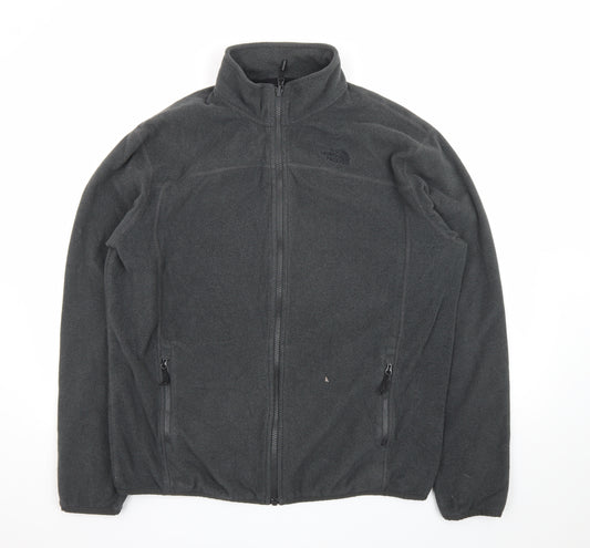 The North Face Men's Black Fleece Full Zip Jacket Size L Outdoor