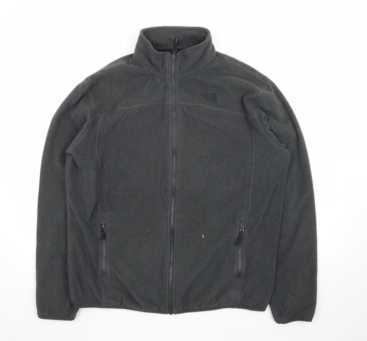 The North Face Men's Black Fleece Full Zip Jacket Size L Outdoor