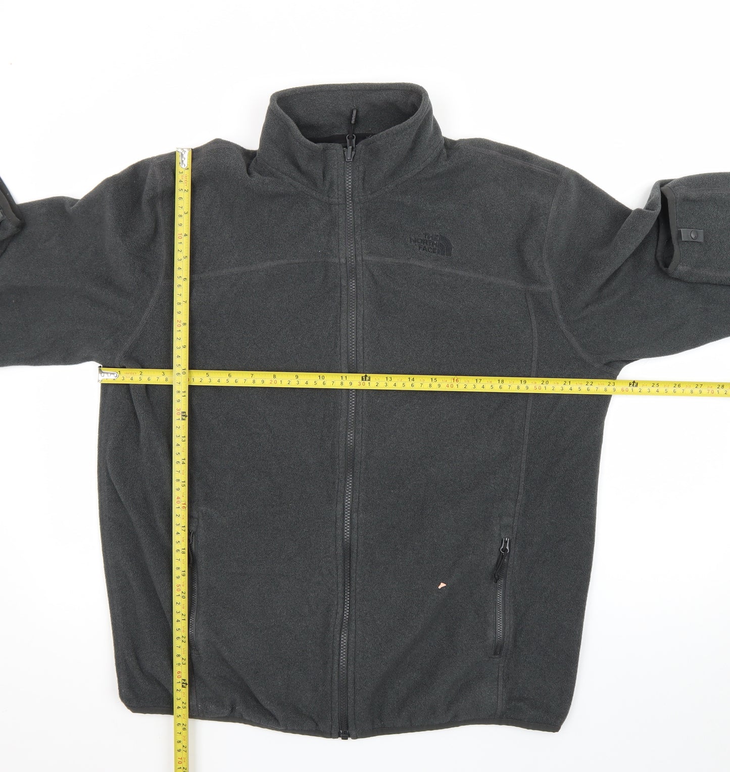 The North Face Men's Black Fleece Full Zip Jacket Size L Outdoor