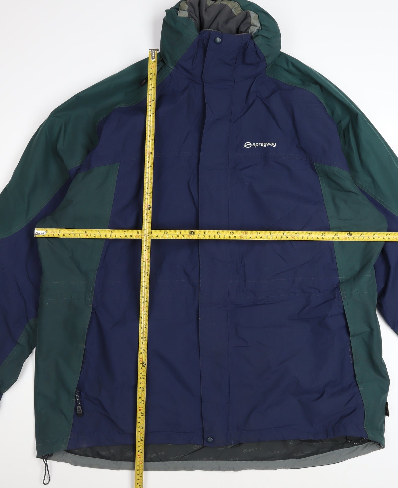 Sprayway Men’s Blue 2XL Gore-Tex Waterproof Hiking Parka Jacket