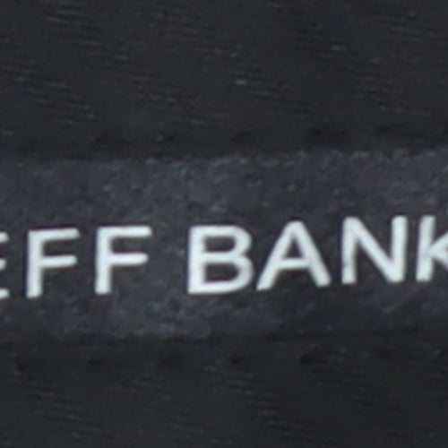 Jeff Banks Men's Black Regular Fit Wool Blend Dress Trousers 36in