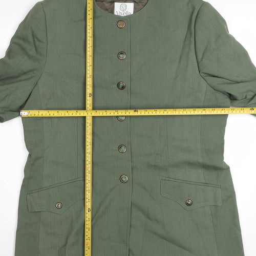 Viyella Women's Green Regular Fit Long Sleeve Country Jacket UK 16