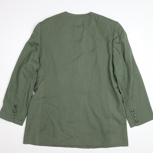 Viyella Women's Green Regular Fit Long Sleeve Country Jacket UK 16