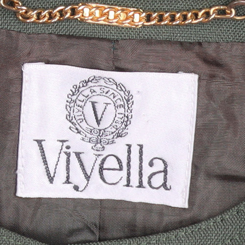 Viyella Women's Green Regular Fit Long Sleeve Country Jacket UK 16