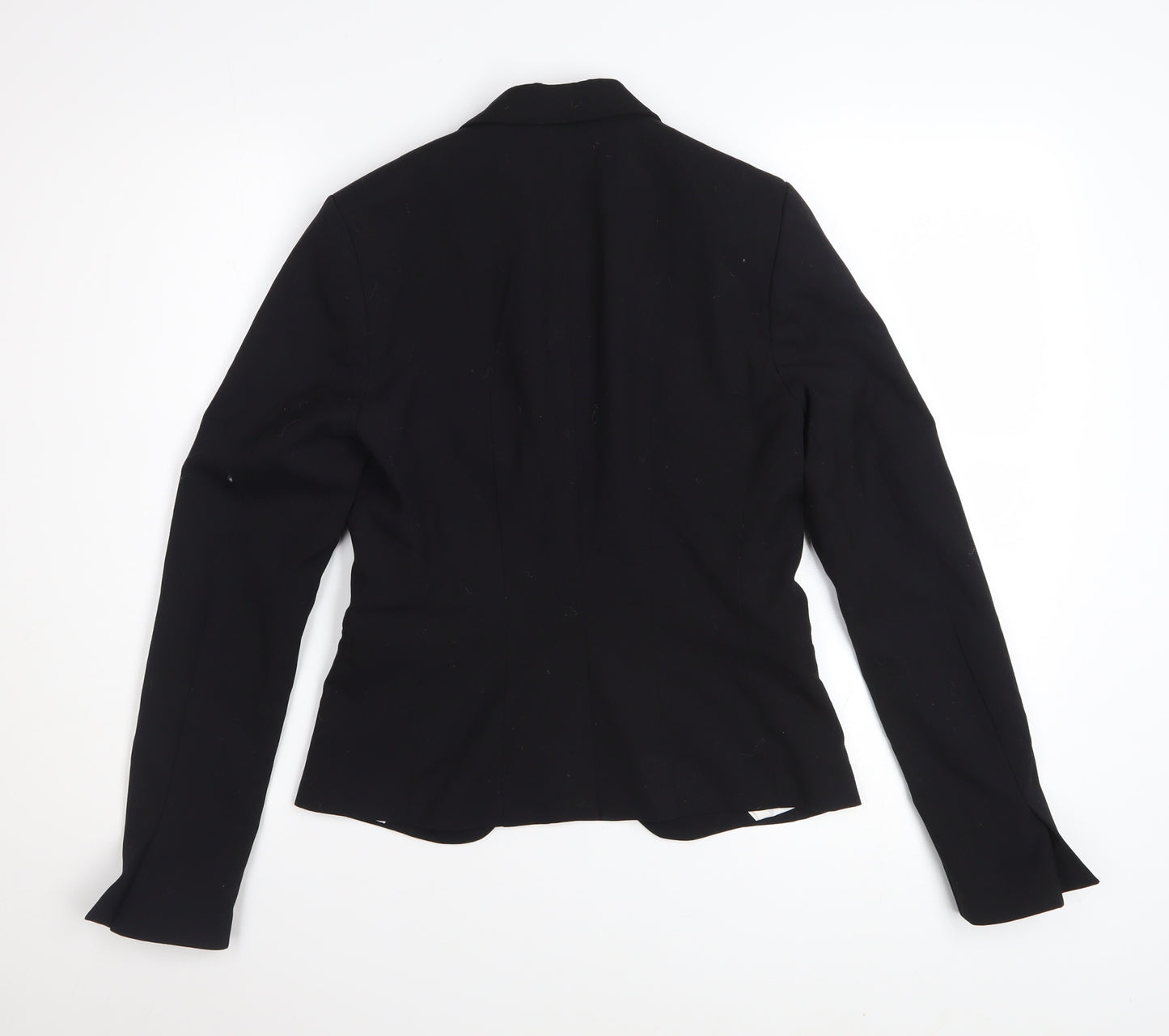 H&M Women Black Size 6 Single-Breasted Blazer Jacket