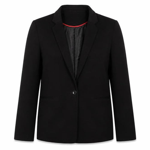 New Look Women Black Regular Fit Blazer Jacket Size 14