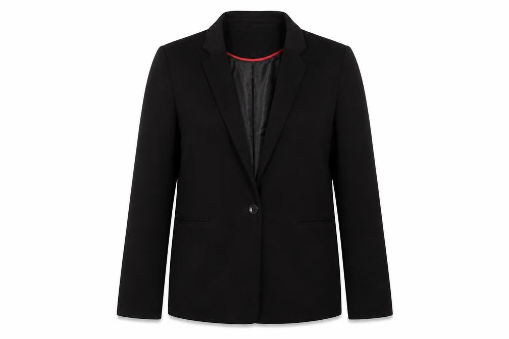 New Look Women Black Regular Fit Blazer Jacket Size 14
