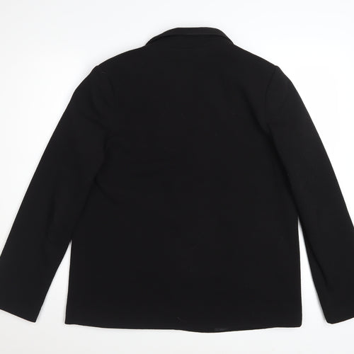 New Look Women Black Regular Fit Blazer Jacket Size 14