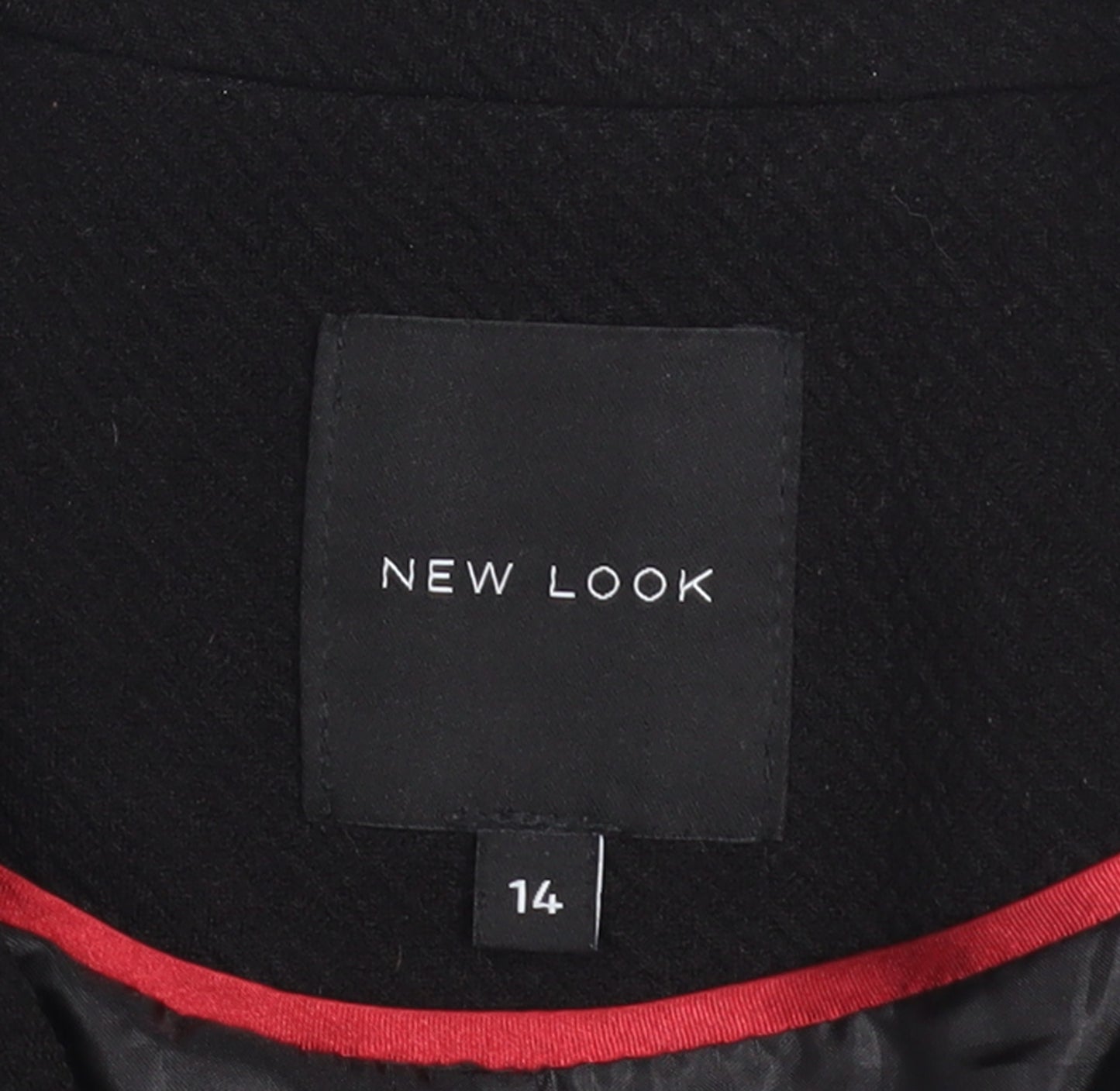 New Look Women Black Regular Fit Blazer Jacket Size 14