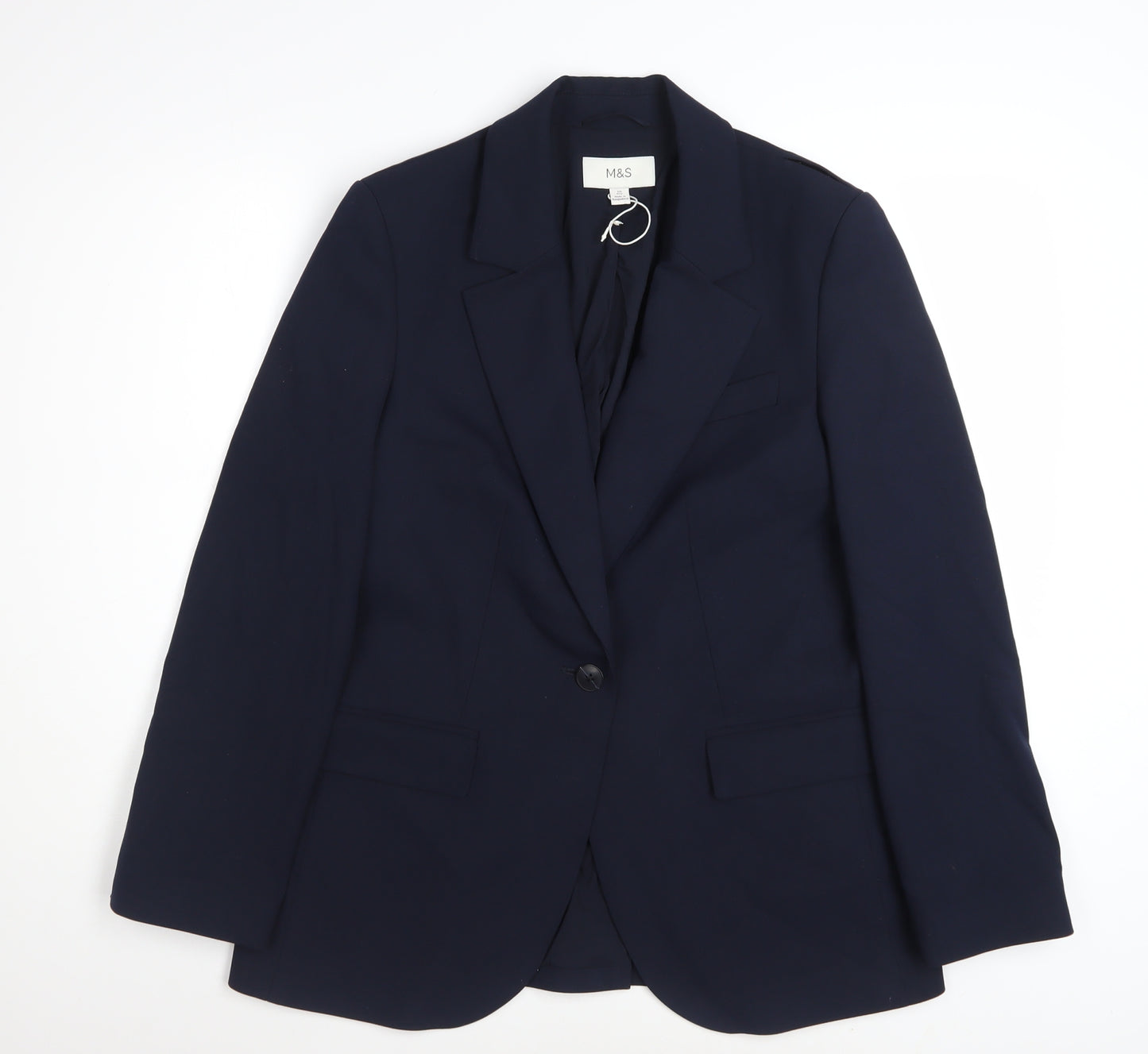 Marks and Spencer Women’s Dark Navy Blazer UK 10 Regular Fit Jacket