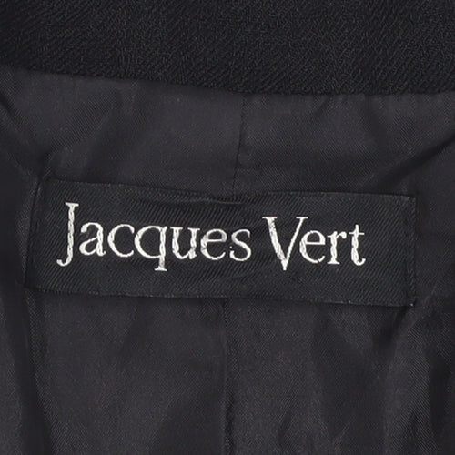 Jacques Vert Women's Black Short Sleeve Suit Jacket Size 12