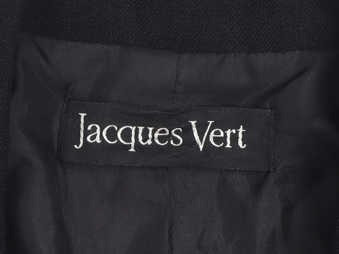 Jacques Vert Women's Black Short Sleeve Suit Jacket Size 12