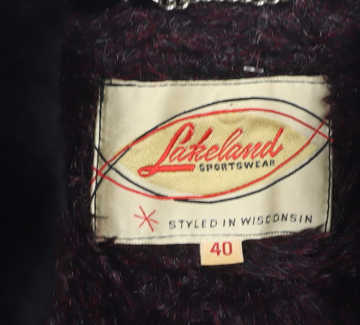 Lakeland Mens Black Wool Overcoat Size 40 Regular Fur Collar Winter Coat