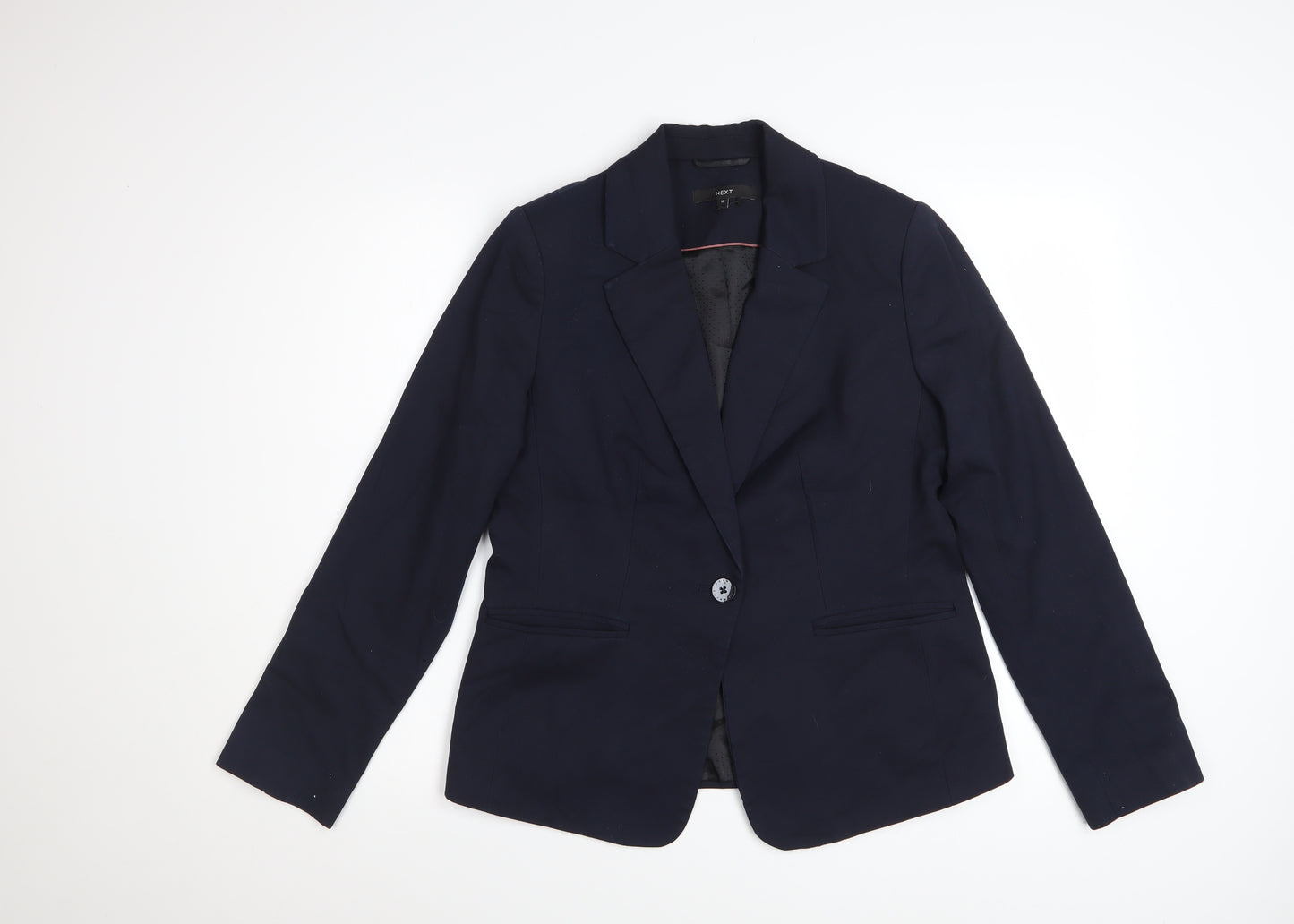 Next Women's Navy Blue Single Breasted Blazer UK 10